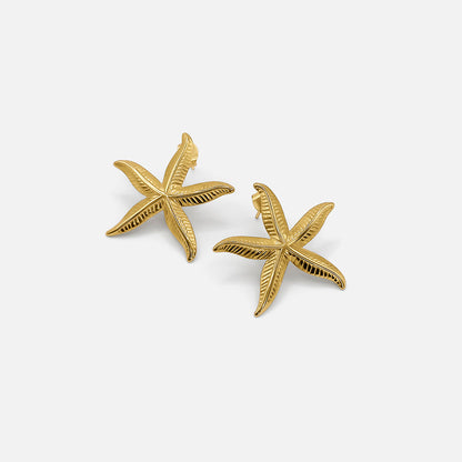 Boucles d'oreille étoile de mer