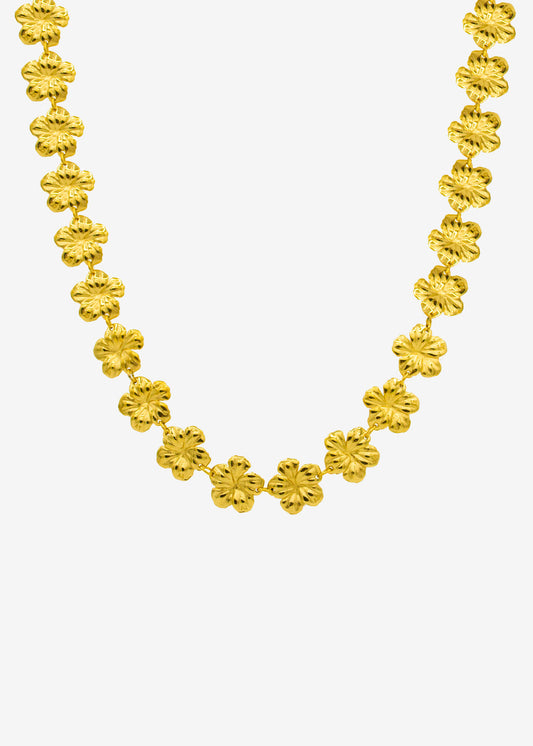 Collier fleur d'or