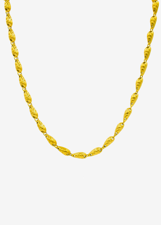 Collier petit coquillage d'or