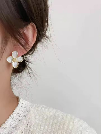 Boucles D'oreilles MonoÏ Nacré