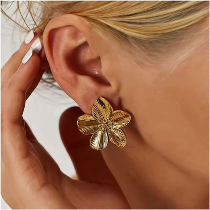 Boucle D'Oreilles Fleur de MonoÏ